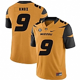 Missouri Tigers 9 Jalen Knox Gold Nike College Football Jersey Dzhi,baseball caps,new era cap wholesale,wholesale hats